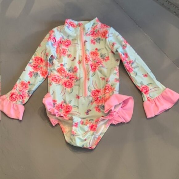 Mia Belle Girls One Piece swimsuit - Picture 1 of 5